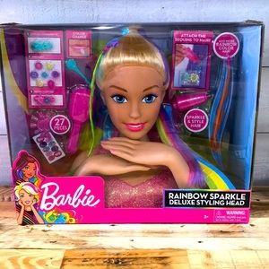 Barbie Rainbow Sparkle Deluxe Styling Head